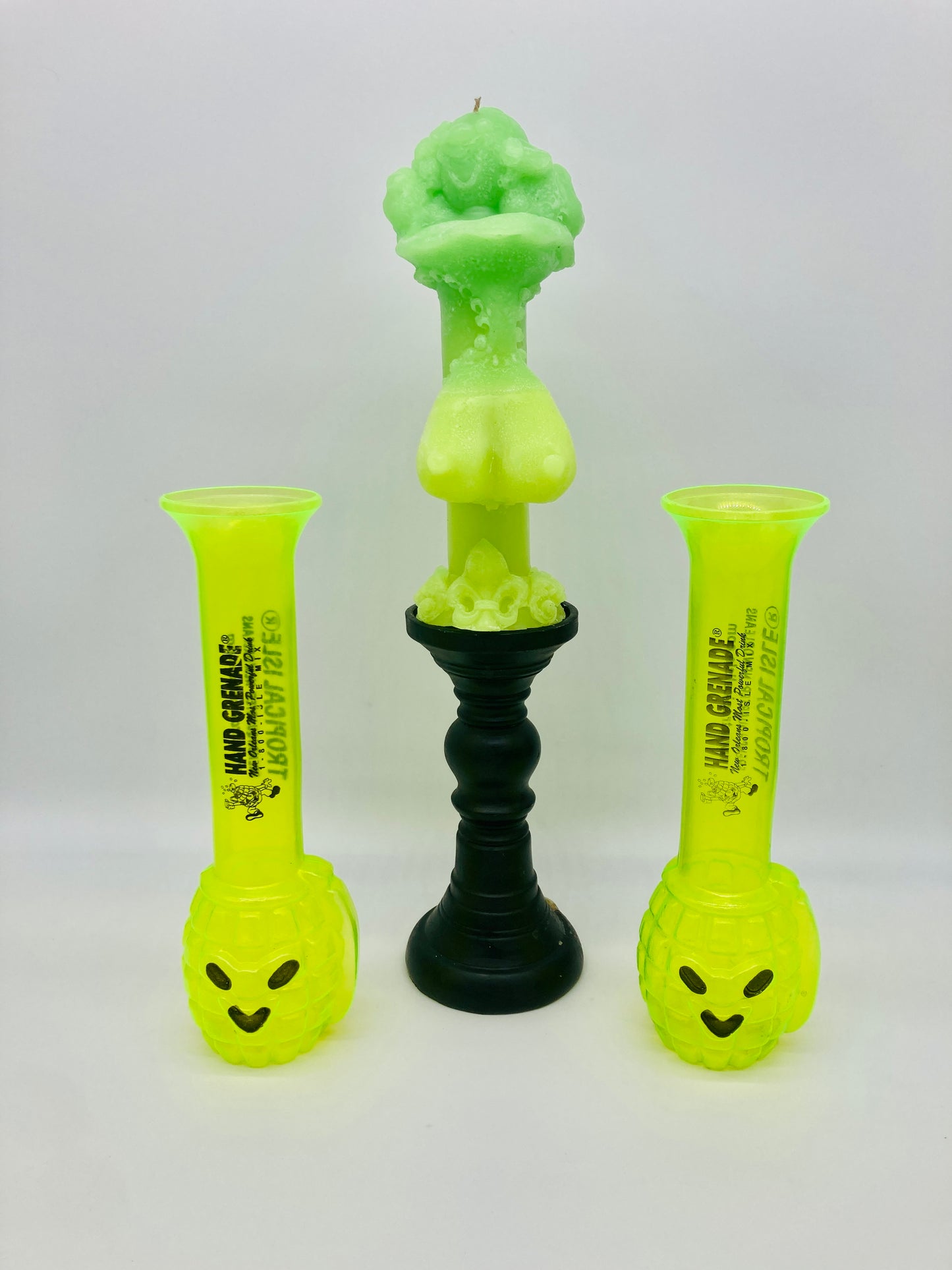 Hand Grenade Novelty Candle | Bourbon Street | Mardi Gras | New Orleans | Tropical Isle