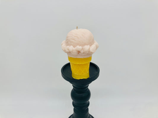 Vanilla Ice Cream Candle Cone |  Just a little Vanilla Candle Love