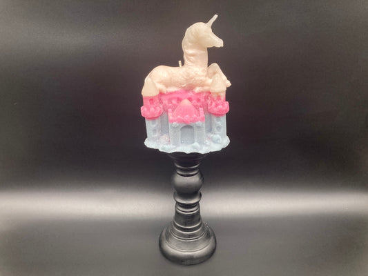 Unicorn Castle Candle | Wishes Come True | Unicorns are Real