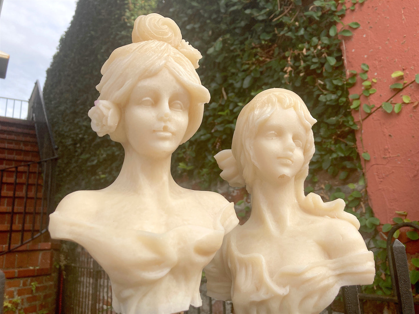 Madame de Bourbon St Candle | Large Female Bust | Lulu White Storyville | New Orleans