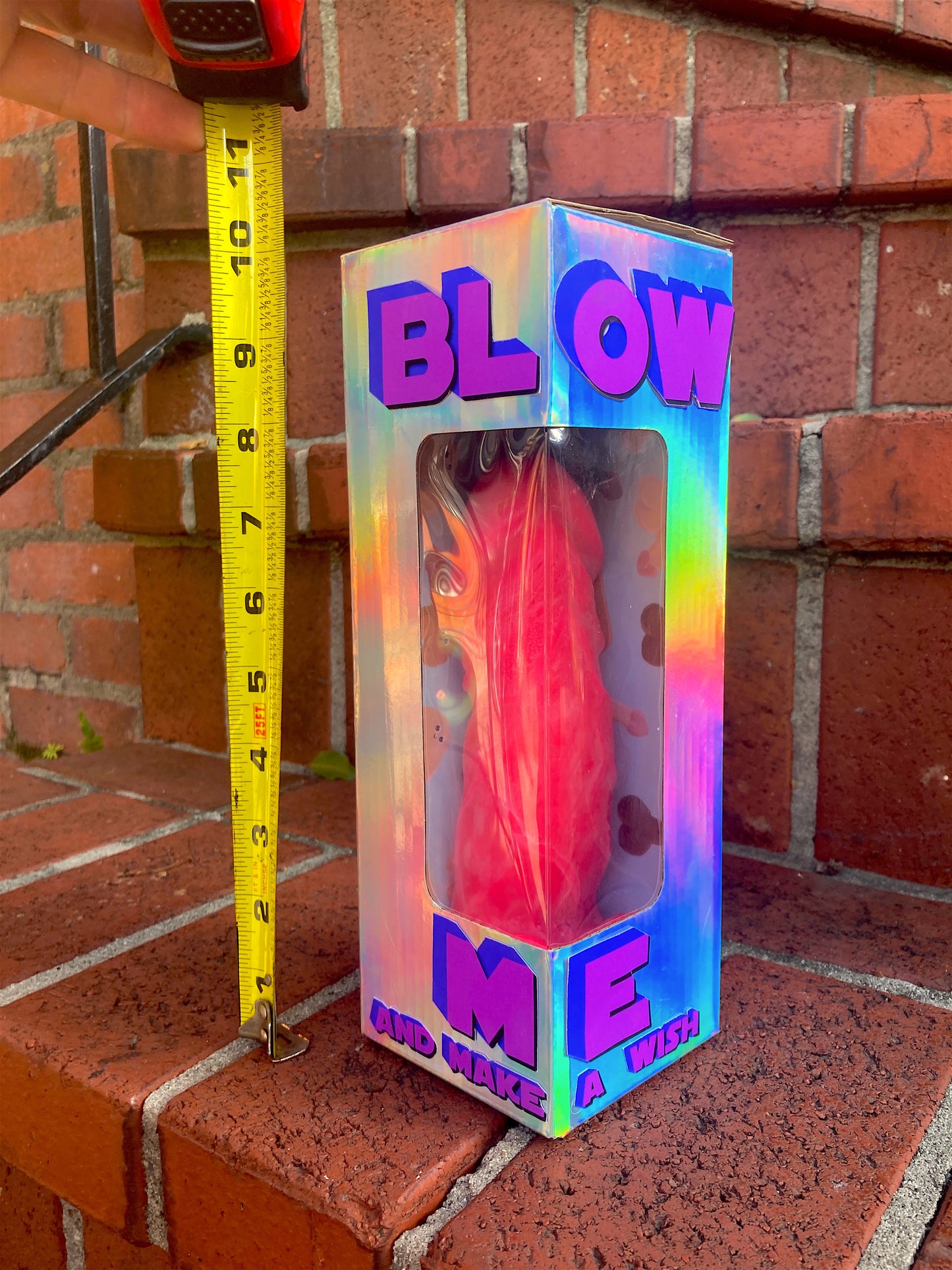 Blow Me | and make a wish | Hilarious Candle Gag Gift Box with Huge Penis Candle | Free Shipping