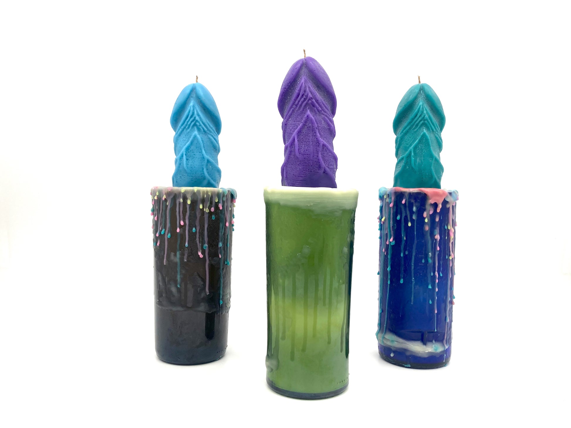 Wine Bottle Penis Candle Gift