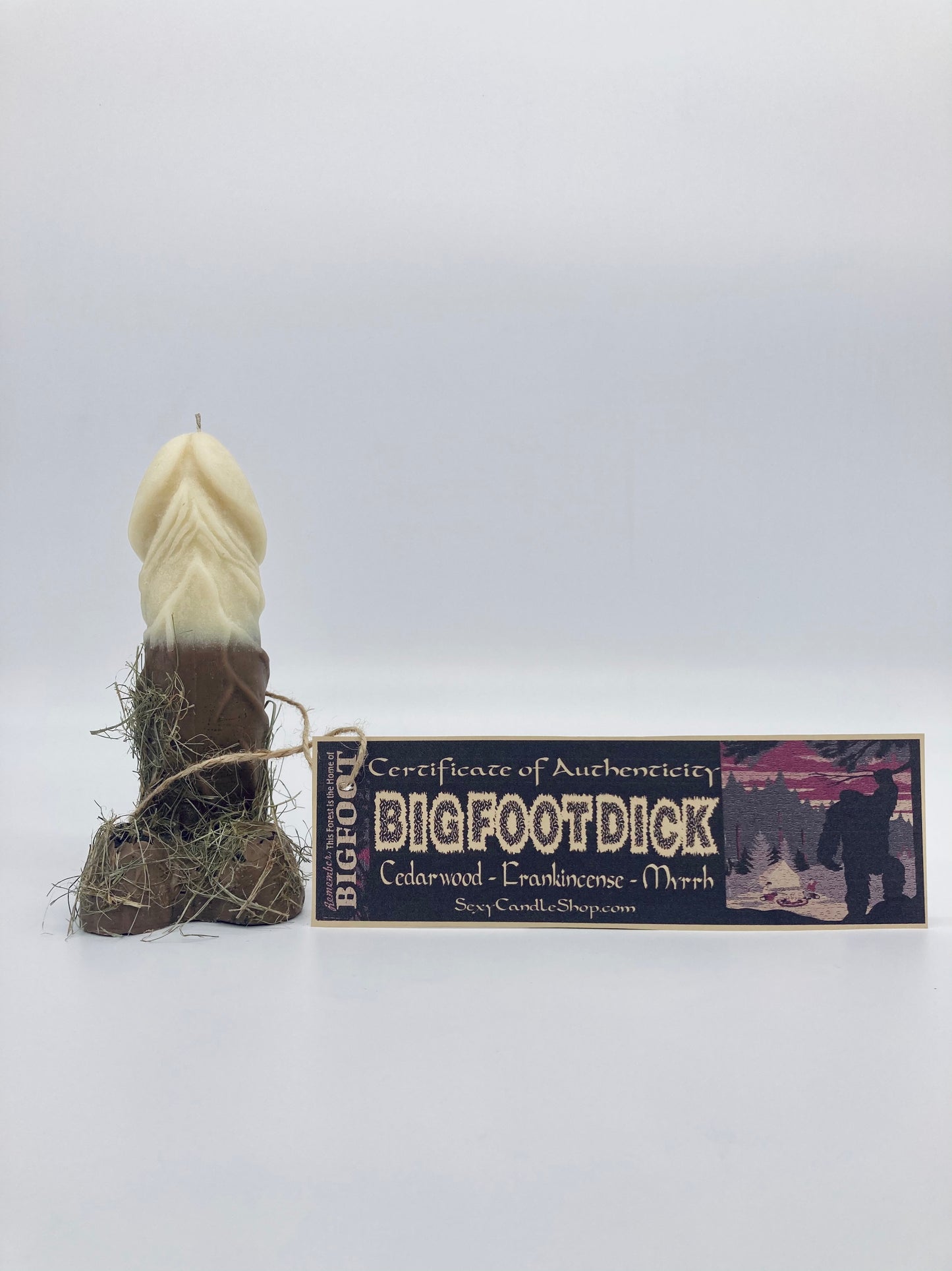 Bigfoot Yeti Sasquach Penis Candle