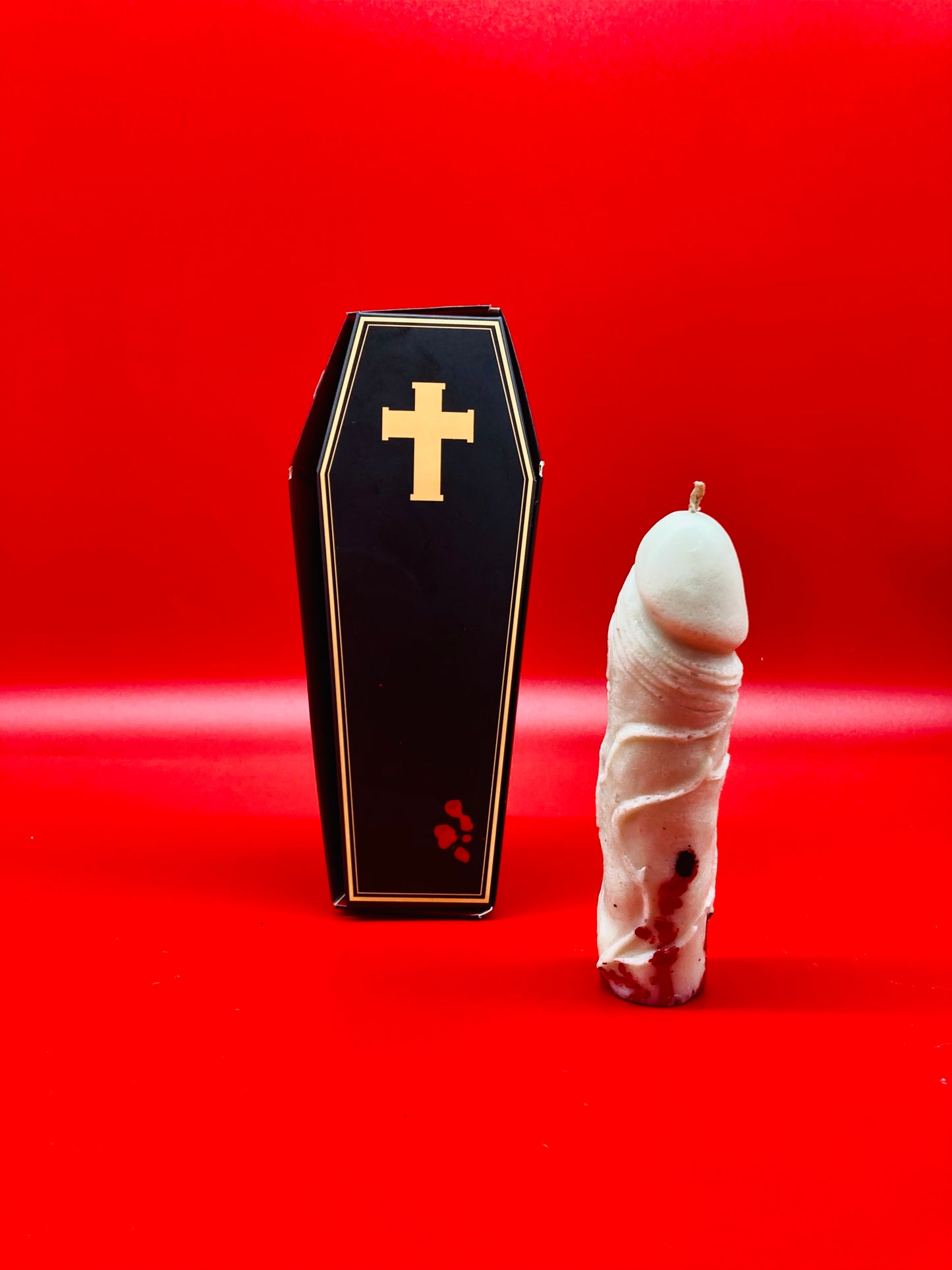 Erections Never Die | Vampire Dick | Sexy Penis Candle Halloween Gift Casket