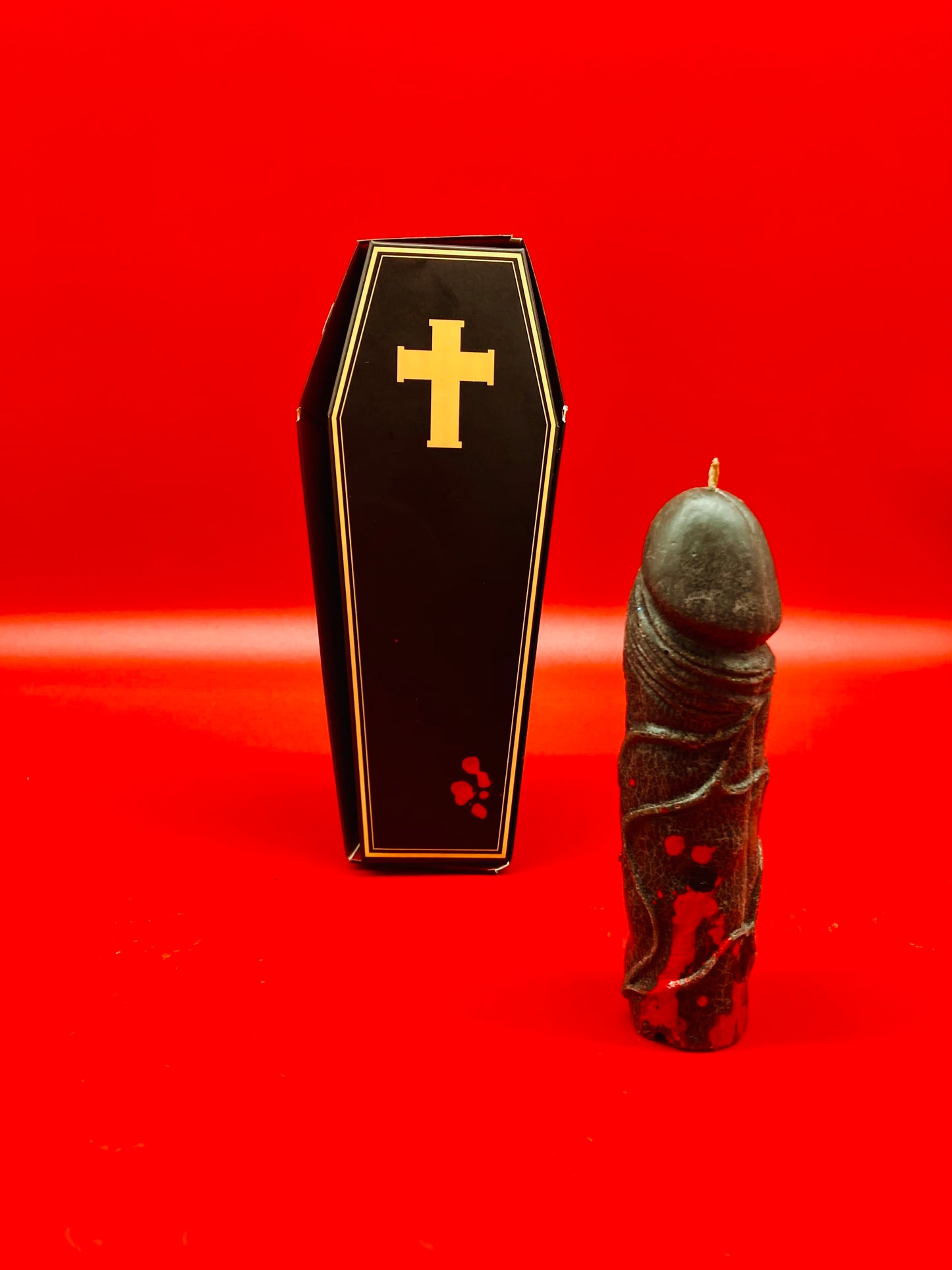 Erections Never Die | Vampire Dick | Sexy Penis Candle Halloween Gift Casket