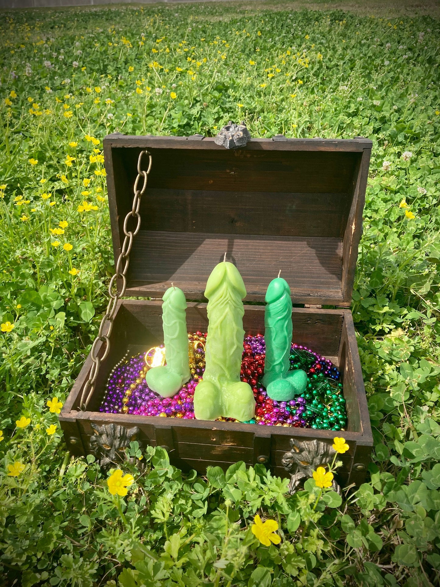 St. Patrick's Lucky Penis Candle Charm Gift: Blow Out this Beeswax Leprechaun Dick for the Pot of Gold