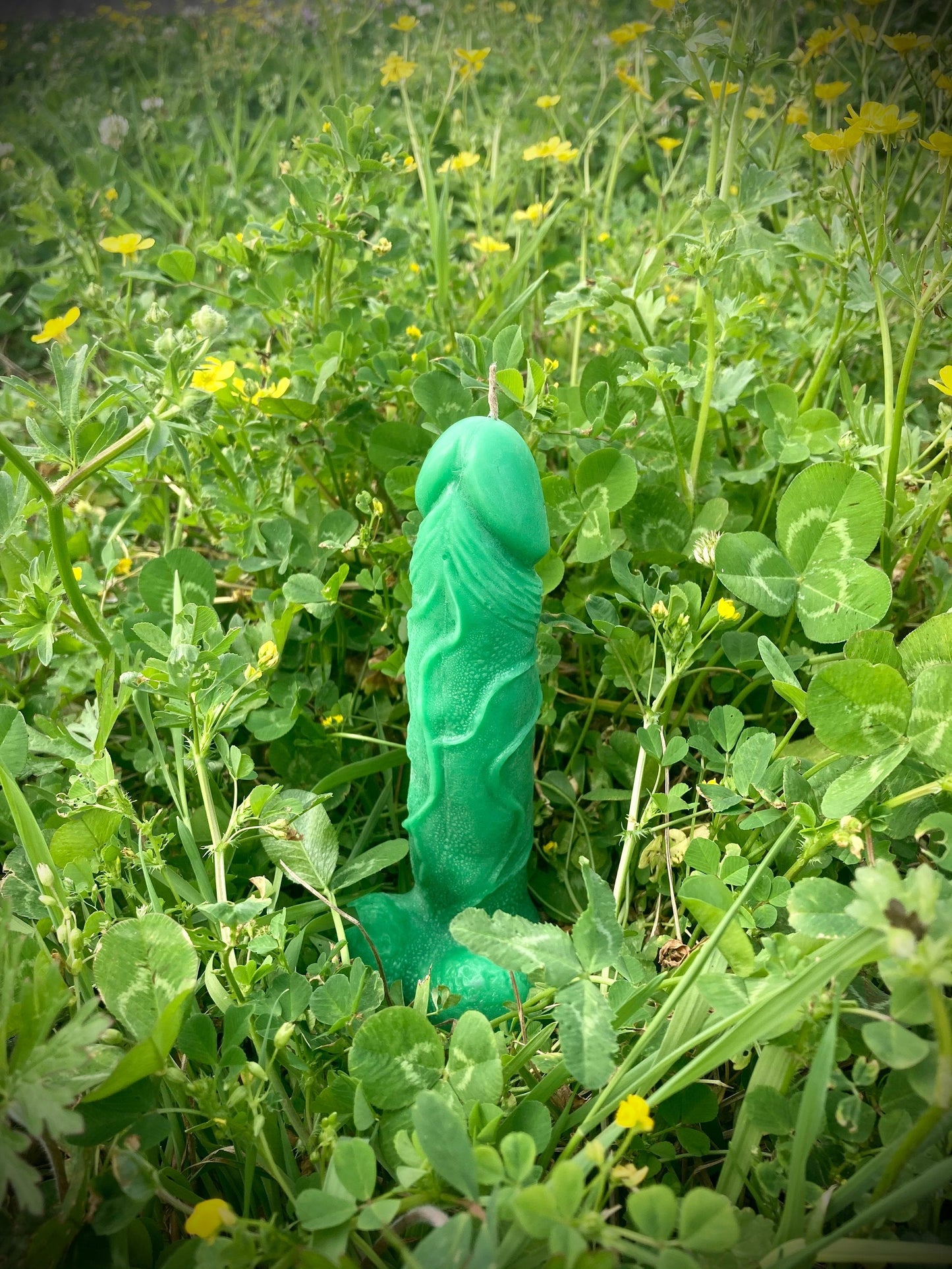 St. Patrick's Lucky Penis Candle Charm Gift: Blow Out this Beeswax Leprechaun Dick for the Pot of Gold