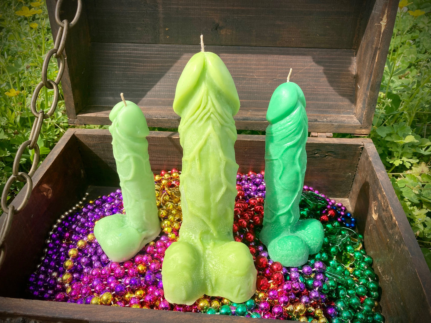 St. Patrick's Lucky Penis Candle Charm Gift: Blow Out this Beeswax Leprechaun Dick for the Pot of Gold