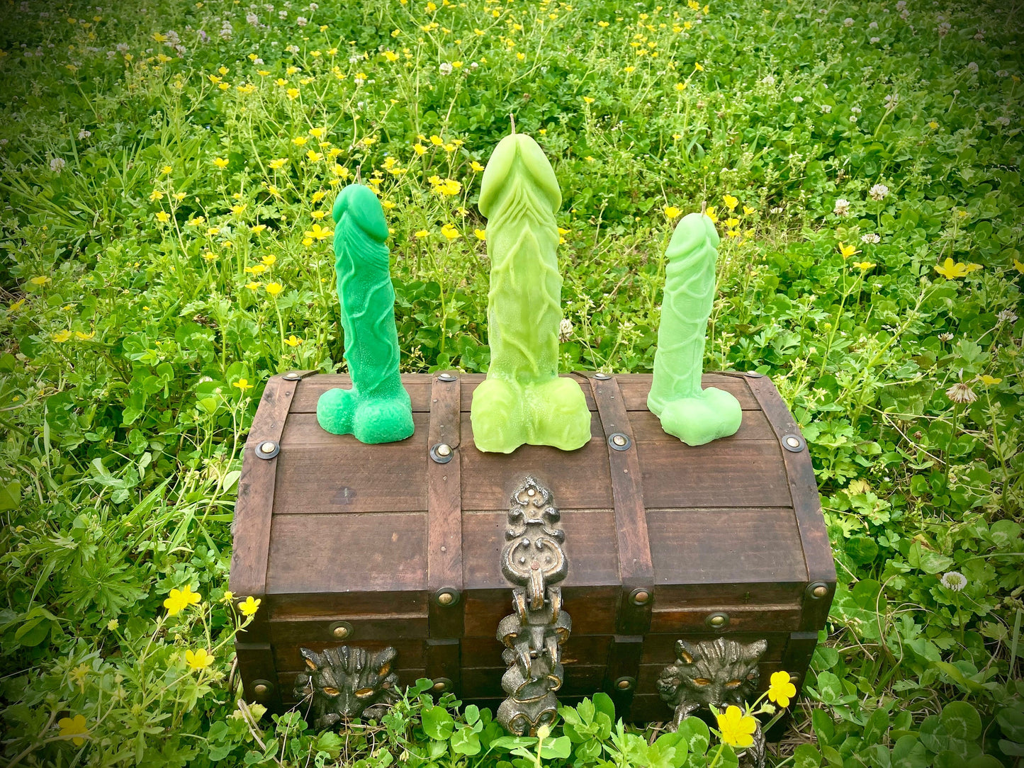 St. Patrick's Lucky Penis Candle Charm Gift: Blow Out this Beeswax Leprechaun Dick for the Pot of Gold