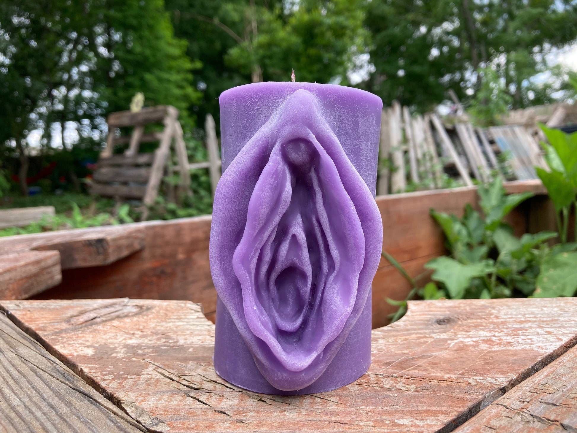 Vagina Candle Purple