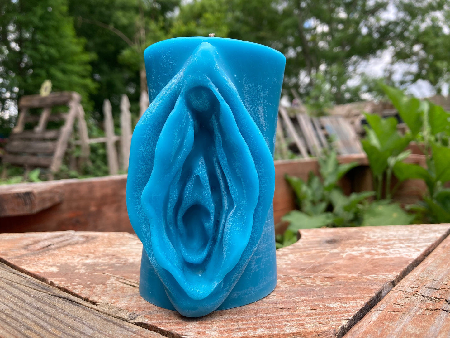 Vagina Candle Blue