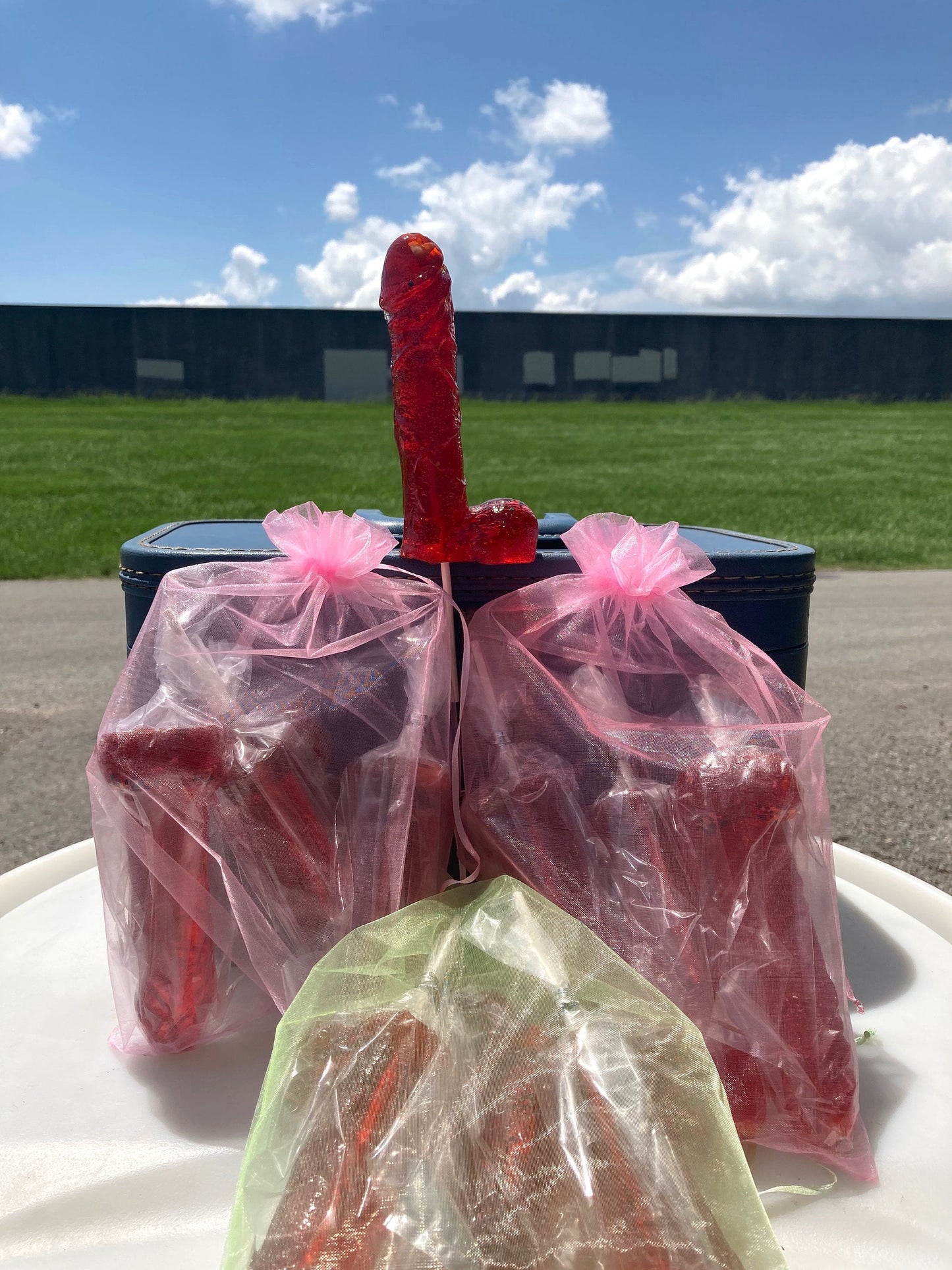 Bachelorette Penis Lollipop Party | A Dozen Strawberry Flavored Cock Suckers